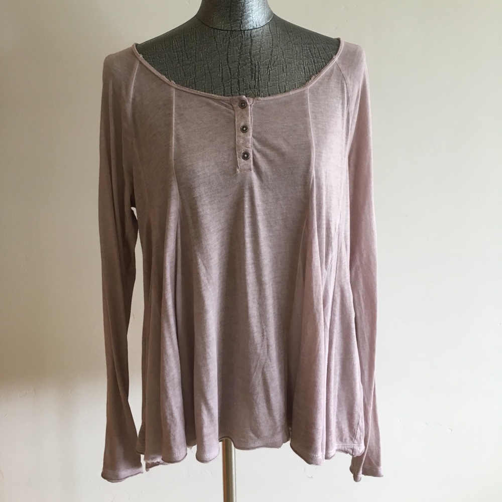 Others Follow Pink Sheer Long Sleeve